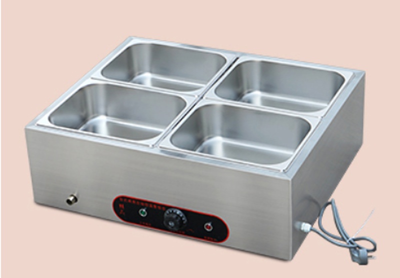 Electric bain marie / food warmer (4pcs 1/6 GN pan)