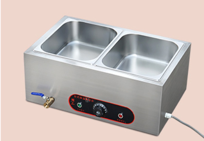 Electric bain marie / food warmer (2pcs 1/2 GN pan)